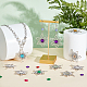 Kit per la creazione di ciondoli floreali fai da te ahadermaker DIY-GA0004-70-4