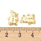 Brass Micro Pave Cubic Zirconia Charms KK-Q809-03G-3