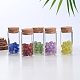 Botellas de corcho de vidrio pequeño vacío AJEW-WH0035-03-3x6cm-5
