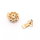 Застежки латунные коробки KK-WH0034-69KCG-2