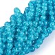 Chapelets de perles en verre craquelé X-CCG-Q001-8mm-06-1