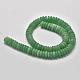 Натуральный зеленый авантюрин heishi beads strands G-K208-23-6mm-2