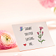 Globleland klare Stempel mit wilden Blumen für die Kartenherstellung DIY-WH0167-57-0345-2
