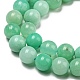 Brins de perles de chrysoprase naturelle de qualité aa G-R494-A01-02-3