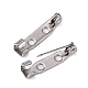 304 Stainless Steel Pin Brooch Back Bar Findings STAS-Q184-01-1