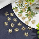 SUNNYCLUE 1 Box 30Pcs Evil Eyes Charms Eye of Horus Charms Egyptian Charm Spiritual Rshinestone Gold Metal Magic Charms for Jewelry Making Charm Women Adults DIY Necklace Earrings Bracelet Crafts FIND-SC0003-86-4