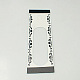 ディスプレイアクセサリー台紙  ネックレスに使用  ブレスレットやペンダント  ホワイト  140x43mm NDIS-D004-10-1
