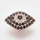 Perles de zircone cubique micro pave en Laiton ZIRC-S058-84A-RG-1