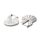 304 Stainless Steel Heart Hoop Earrings for Women EJEW-K243-07P-2