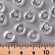 Perles rondes en verre de lustre de couleurs transparentes X-SEED-S045-002A-D01-4