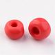 Red 6/0 Opaque DIY Loose Spacer Glass Seed Beads Garment Accessories X-SEED-A017-6-45-2