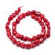 Dyed Natural Gemstone Beads Strands G-F464-28-2