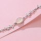 SHEGRACE 925 Sterling Silver Link Bracelets JB690A-6