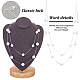 ANATTASOUL 2Pcs 2 Colors ABS Plastic Imitation Pearl Beaded Double Layer Necklaces Set NJEW-AN0001-20-3