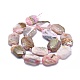 Chapelets de perles en opale rose naturelle G-O179-F16-2