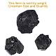 Perles de tourmaline noire naturelle brute brute sgG-SZ0001-19-5