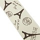 Navajo-Ripsband mit Eiffelturm-Aufdruck in weißer Farbe X-SRIB-E001-26mm-3-3