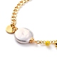 Natural Baroque Pearl Keshi Pearl Link Bracelets BJEW-JB05803-05-2