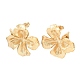 Серьги-гвоздики в форме цветка из нержавеющей стали 304 EJEW-K268-76G-4