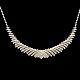 Moda collana di strass matrimonio e Stud orecchino set di gioielli SJEW-R046-05-5