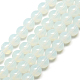 Chapelets de perles en verre imitation jade X-GR10mm69Y-1