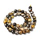 Brins de perles de jaspe bourdon naturel G-F691-03-4