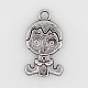 Antique Silver Tibetan Style Boy Pendant X-LF10305Y-2