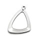 Anello triangolo 304 pendenti in acciaio inox X-STAS-N073-20-2