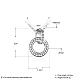 Fashion Zinc Alloy Cubic Zirconia Pendant Necklaces NJEW-BB21753-A-3