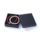 Feng Shui Natural Howlite & Synthetic Grass Coral Beaded Stretch Bracelets BJEW-JB05022-04-2