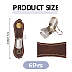 6 шт. ремни для кабеля из коровьей кожи&nbsp;HJEW-FH00226-2