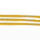 Плетеный металлический шнур для изготовления украшений MCOR-R001-3mm-04-1