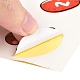 Adesivi autoadesivi con etichetta regalo in carta rotonda a tema natalizio DIY-K032-82I-3