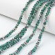 Electroplate Transparent Glass Beads Strands EGLA-A034-T4mm-R18-1