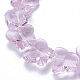 Perles en verre transparentes X-GLAA-Q066-10mm-B17-3