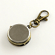 Accessoires de anneaux de clés montres rétro alliage pour des porte-clés WACH-R009-093AB-3