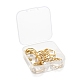 6Pcs 6 Styles Brass Micro Pave Clear Cubic Zirconia Cuff Rings RJEW-LS0001-45G-7
