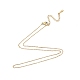 304 Edelstahl-Kabelketten-Halskette für Männer und Frauen NJEW-N050-A03-G12-3