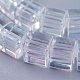 Handmade Electroplate Glass Beads Strands EGLA-R003-3