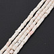 Glass Silk Stain Style Beads Strands GLAA-N047-001A-03-2