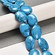 Kunsttürkisfarbenen Perlen Stränge G-C101-C01-01-2