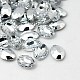 Cabuchones de diamante de imitación de acrílico de Taiwan imitación GACR-A007-8x10mm-01-1