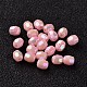 Perles acryliques en poly styrène écologique plaquées couleur ab TACR-L003-44-1