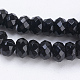 Brins de perles d'onyx noir naturel G-K255-26A-3