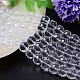 Faceted Flat Round Imitation Austrian Crystal Bead Strands G-M186-10x8mm-02A-1