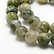 Natural Tree Agate Beads Strands G-K194-8mm-02-4