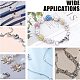 UNICRAFTALE 40 Sets 2 Colors Jewelry Making Kits 40Pcs 304 Stainless Steel Lobster Claw Clasps with 40Pcs 316 Surgical Stainless Steel Wire Guardian Metal DIY Accessories for Necklaces Jewelry Making STAS-UN0025-02-7