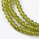 Glass Beads Strands EGLA-E057-02B-13-3