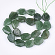 Perles vertes naturelles quartz fraise brins G-T117-05A-2