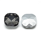 Cabujones de cristal con rhinestone RGLA-T032-10x10mm-07-2